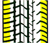 Asymetric pattern